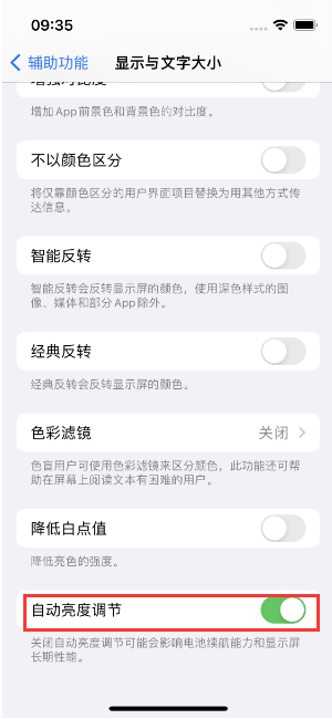 怀宁苹果15维修店分享iPhone 15 Pro系列屏幕亮度 